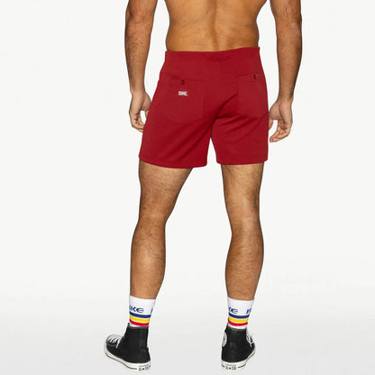 BIKE COACHES SHORTS - RED