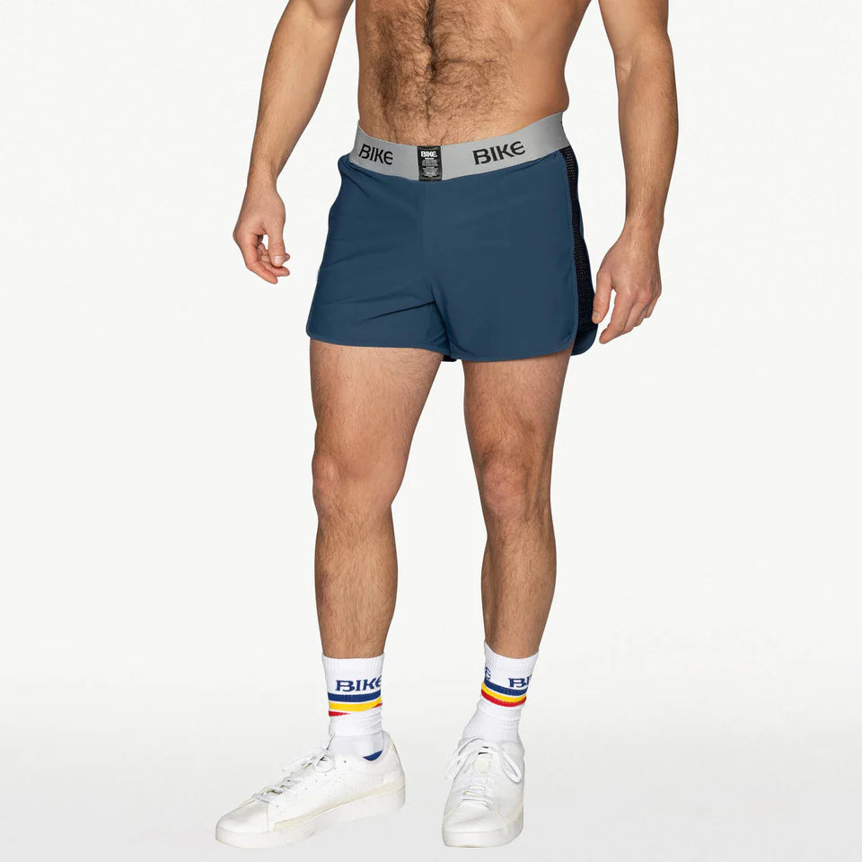 BIKE PEEK-A-BOO JOCK SHORTS - NAVY