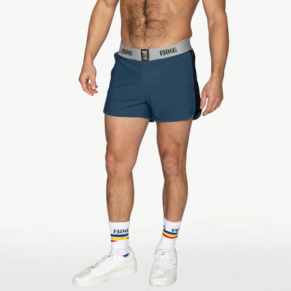 BIKE PEEK-A-BOO JOCK SHORTS - NAVY