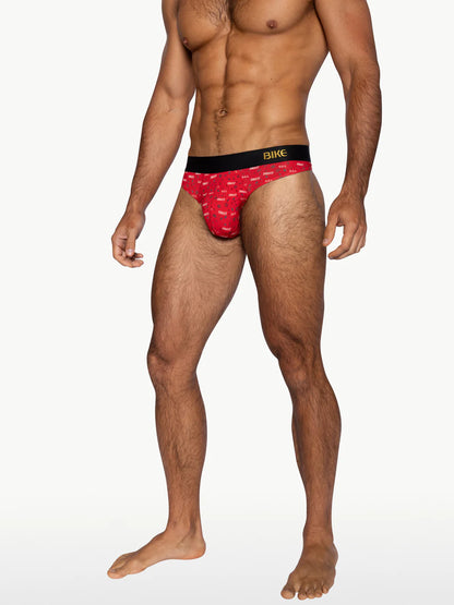 BIKE NAUGHTY THONG - RED