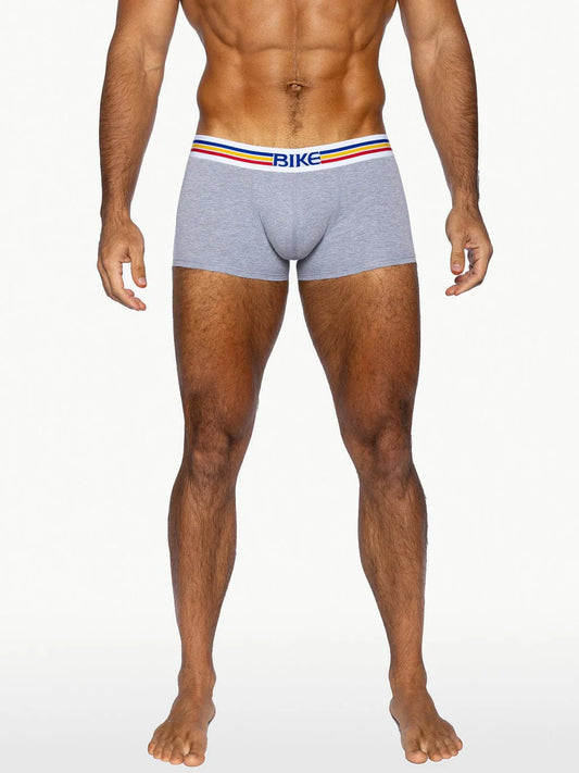 BIKE STRETCH COTTON TRUNK - GRAY