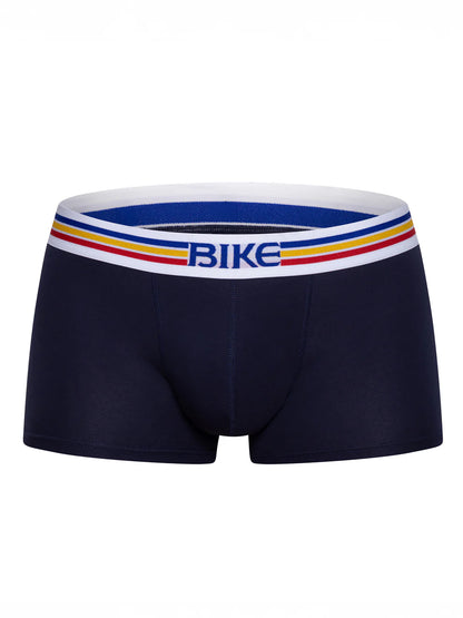 BIKE STRETCH COTTON TRUNK - NAVY