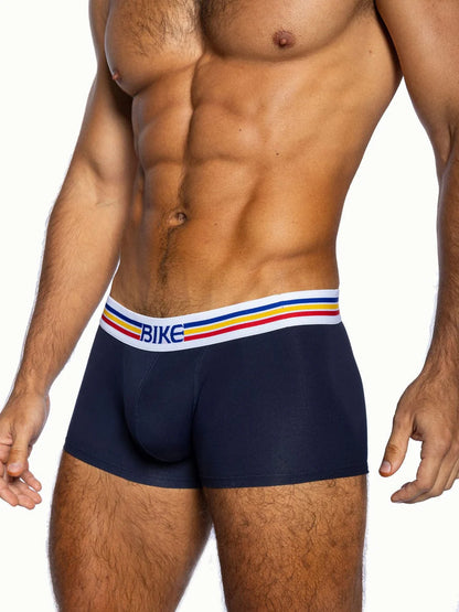 BIKE STRETCH COTTON TRUNK - NAVY