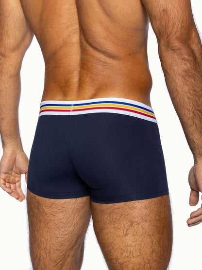 BIKE STRETCH COTTON TRUNK - NAVY