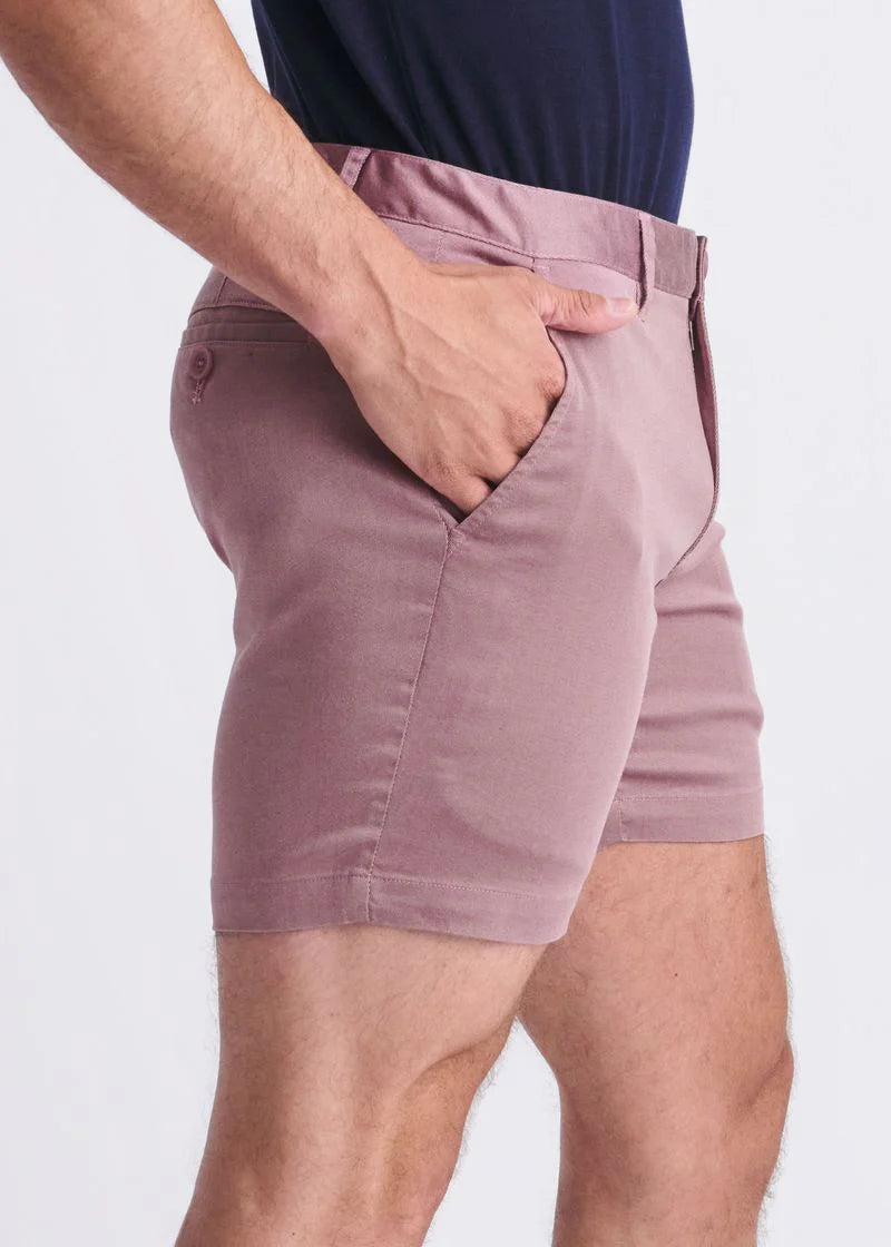 POSTMARC 6" TEXTURED STRETCH KNIT CHINO - PUNCH