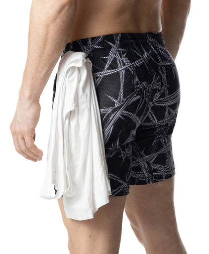 NASTY PIG BARBED WIRE RUGBY SHORTS
