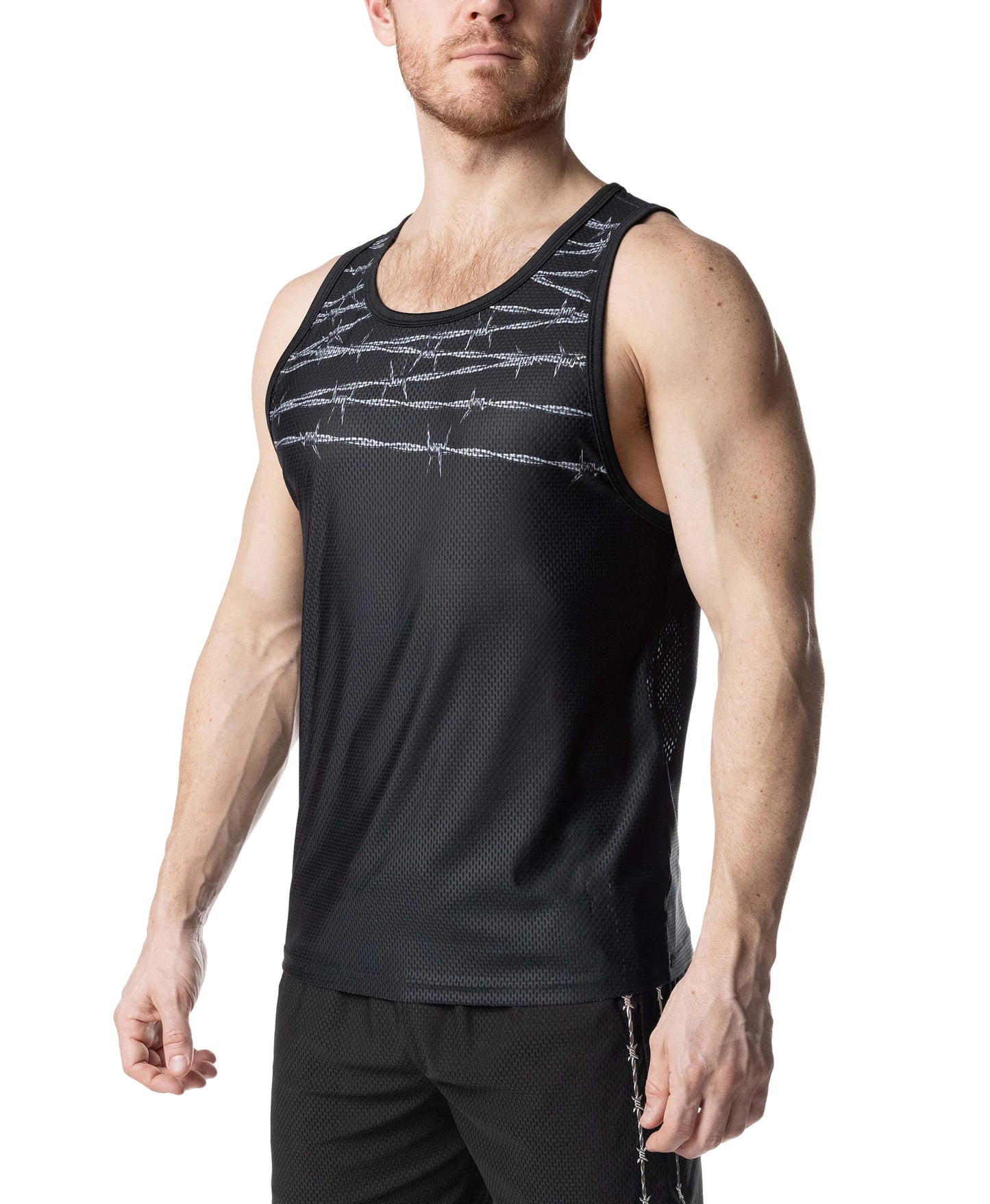NASTY PIG BARBED WIRE TANK TOP