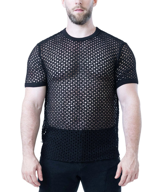 NASTY PIG BARE KNIT SHIRT - BLACK