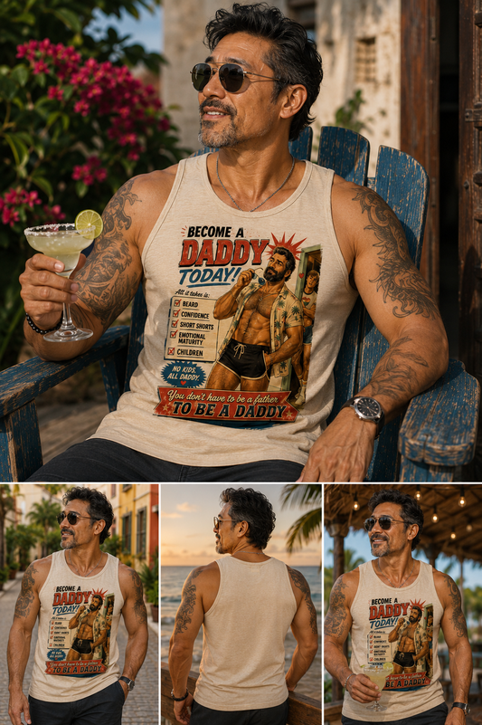 GRAFFITTI - BECOME A DADDY TODAY - TANK OR TEE