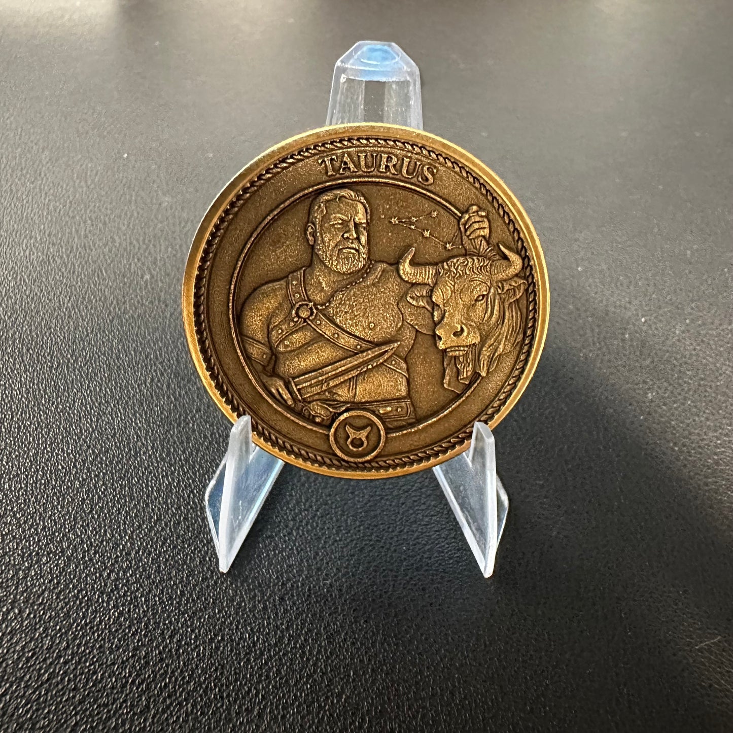 GAY BEAR ZODIAC - CHALLENGE COIN - TAURUS