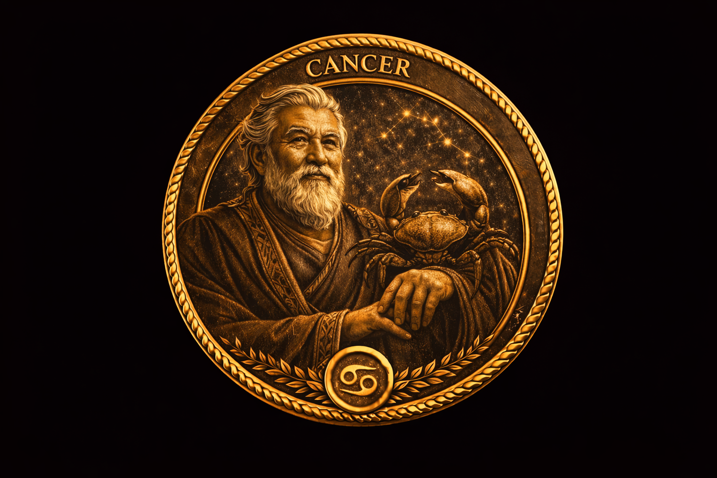 GAY BEAR ZODIAC - CHALLENGE COIN - CANCER