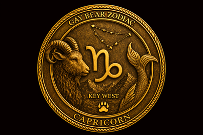 GAY BEAR ZODIAC - CHALLENGE COIN - CAPRICORN