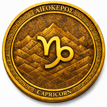 GAY ZODIAC - CHALLENGE COIN - CAPRICORN