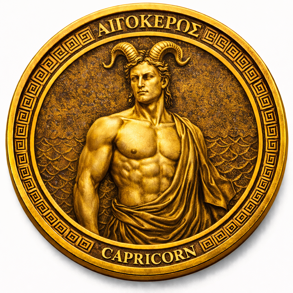 GAY ZODIAC - CHALLENGE COIN - CAPRICORN