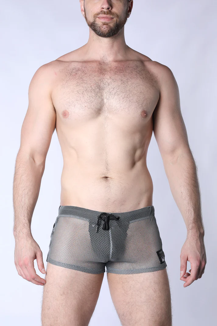 CELLBLOCK13 CHAIN REACTION SHORT - GRAY