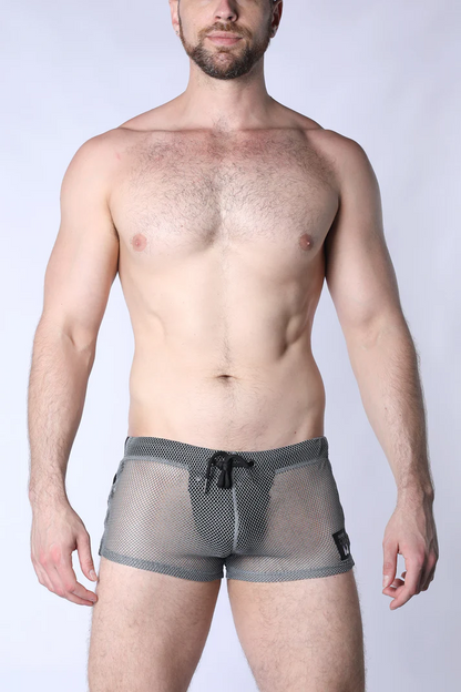 CELLBLOCK13 CHAIN REACTION SHORT - GRAY
