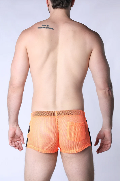 CELLBLOCK13 CHAIN REACTION SHORT - ORANGE