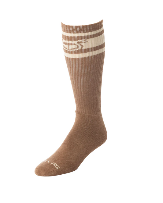 NASTY PIG HOOKD UP SOCKS - COCOA/ALMOND
