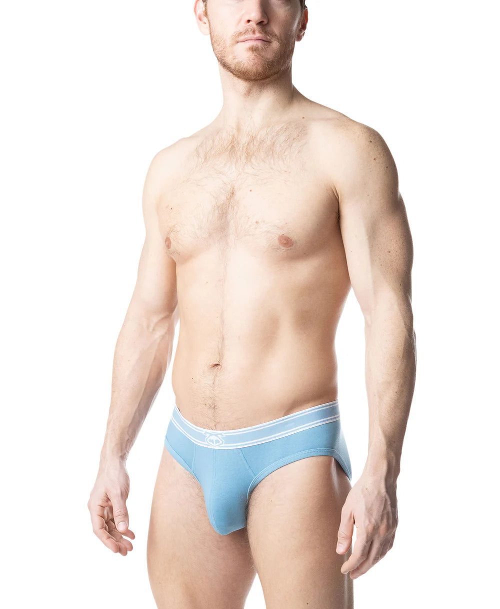 NASTY PIG CORE BIKINI BRIEF LIGHT TEAL/ WHITE