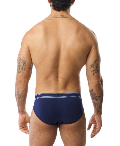 NASTY PIG CORE BIKINI BRIEF - MIDNIGHT NAVY/PERRY BLUE