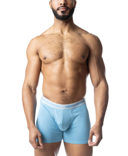 NASTY PIG CORE BOXER BRIEF LIGHT TEAL/ WHITE
