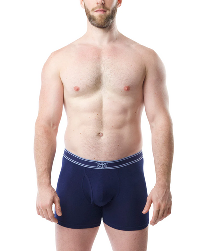 NASTY PIG CORE BOXER BRIEF - MIDNIGHT NAVY/PERRY BLUE