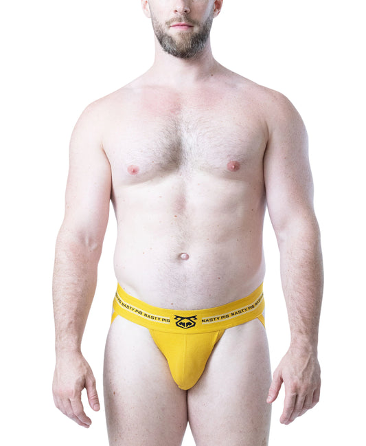 NASTY PIG CORE JOCK 3.0 - CADMIUM YELLOW/ BLACK/ WHITE