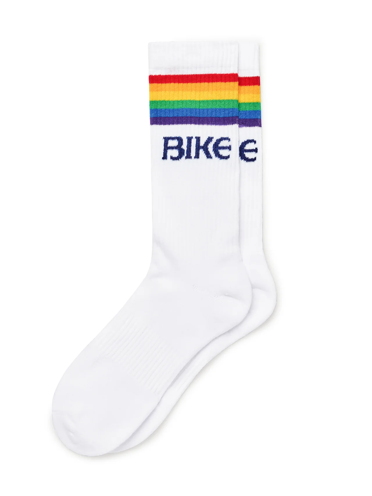 BIKE CREW SOCKS - RAINBOW STRIPE