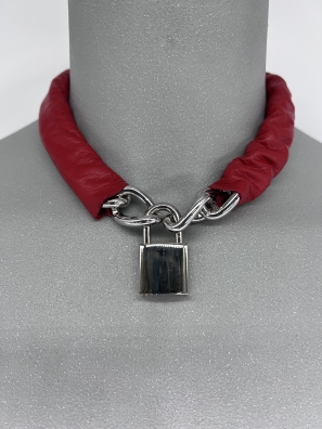 KOOKIE LEATHER CHAIN - BLACK