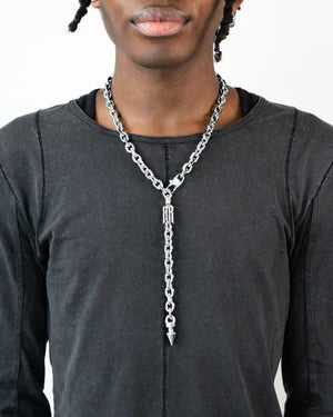 RARE ROMANCE MEGA SPIKE CHAIN SILVER