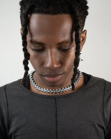 RARE ROMANCE BOX LINK SPIKE CHAIN