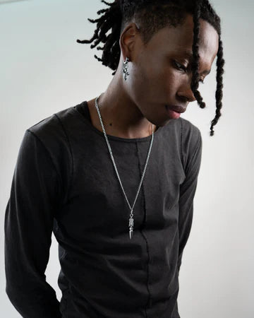 RARE ROMANCE SPIKE DROP NECKLACE