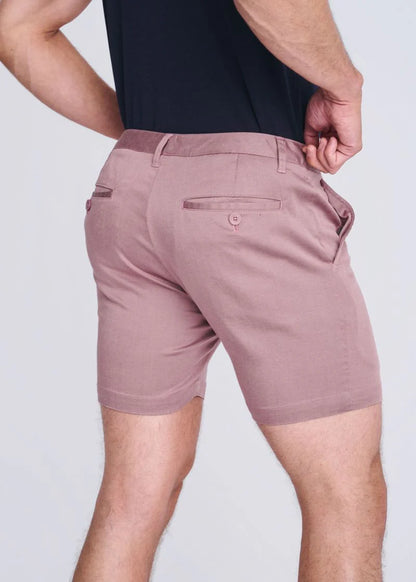 POSTMARC 6" TEXTURED STRETCH KNIT CHINO - PUNCH