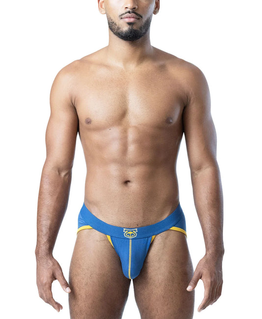 NASTY PIG DEAD LIFT SPORT BRIEF - CADET BLUE/ GOLDEN ROD