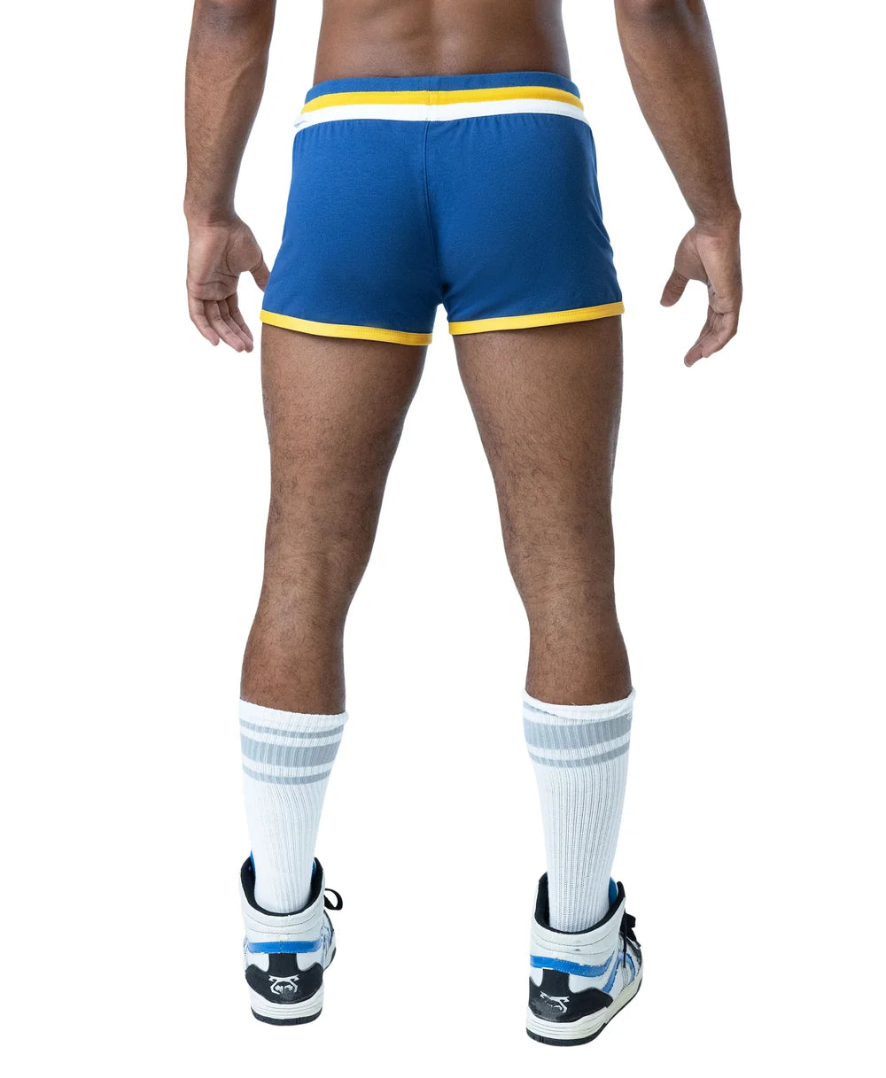 NASTY PIG DEADLIFT TRUNK SHORTS - GOLDEN ROD/ CADET BLUE/ WHITE