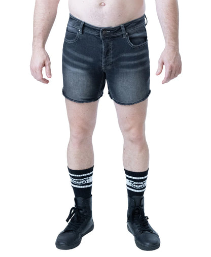 NASTY PIG QUAD SHORTS - DISTRESSED GREY