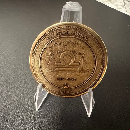 GAY BEAR ZODIAC - CHALLENGE COIN - LIBRA