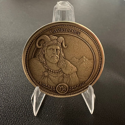 GAY BEAR ZODIAC - CHALLENGE COIN - CAPRICORN