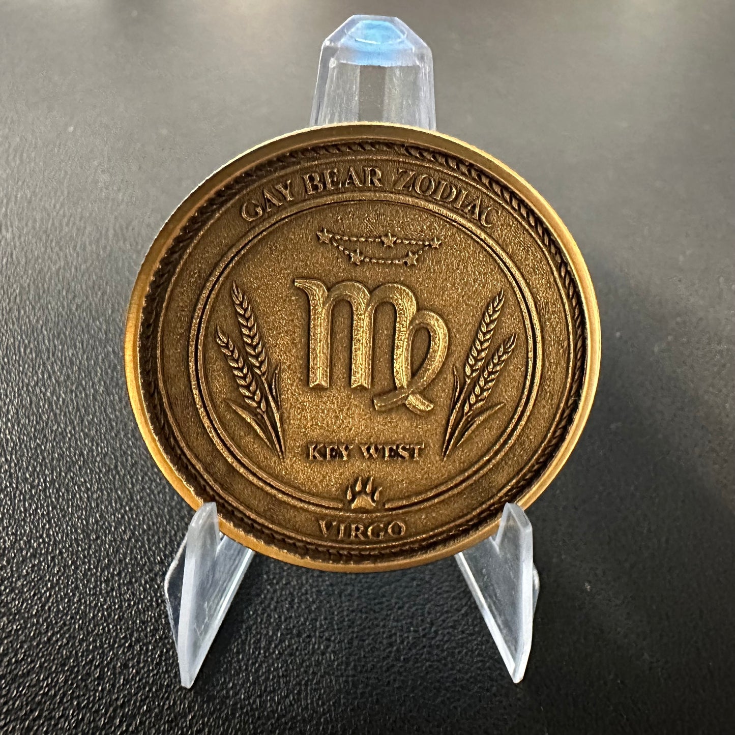 GAY BEAR ZODIAC - CHALLENGE COIN - VIRGO