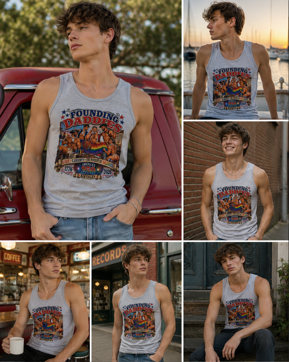 GRAFFITTI - FOUNDING DADDIES TANK TOP