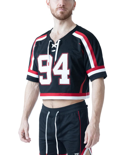 NASTY PIG FACE OFF HOCKEY JERSEY - BLACK