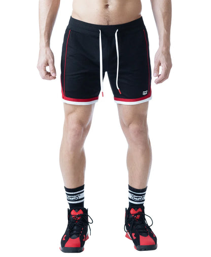 NASTY PIG FACE OFF RUGBY SHORT - BLACK