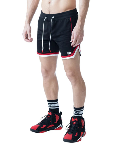 NASTY PIG FACE OFF RUGBY SHORT - BLACK