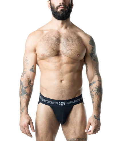 NASTY PIG CORE JOCK STRAP - BLACK/ GREY