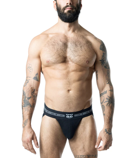 NASTY PIG CORE JOCK STRAP - BLACK/ GREY