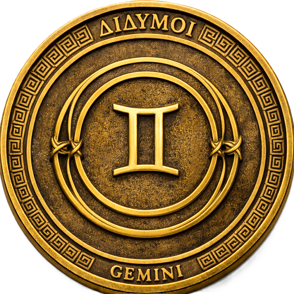 GAY ZODIAC - CHALLENGE COIN - GEMINI