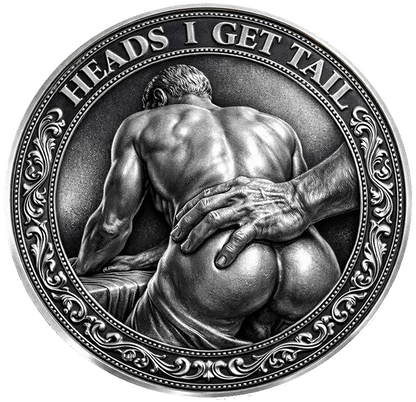 GAY - CHALLENGE COIN - HEAD OR TAIL