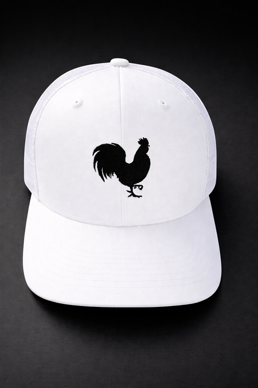 GRAFFITTI COCK HAT - WHITE