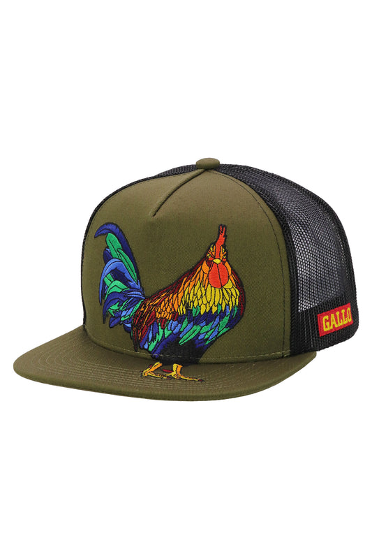 CAP ZONE EL GALLO HAT OLIVE