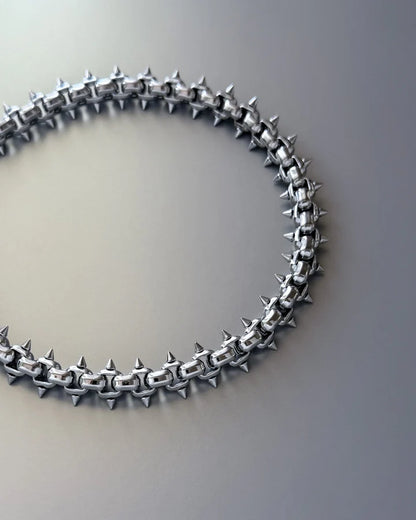 RARE ROMANCE BOX LINK SPIKE CHAIN